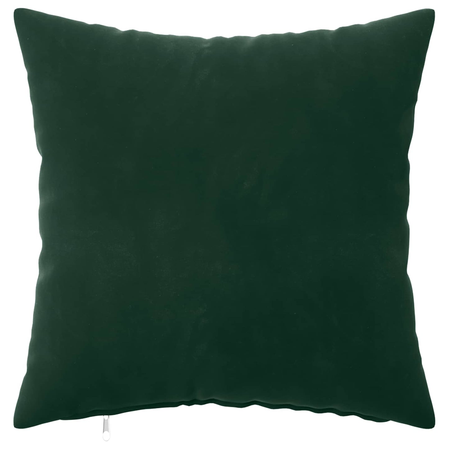 Pudebetræk 2 pcs HEERLEN Mørkegrøn 45 x 45 cm Fløjl