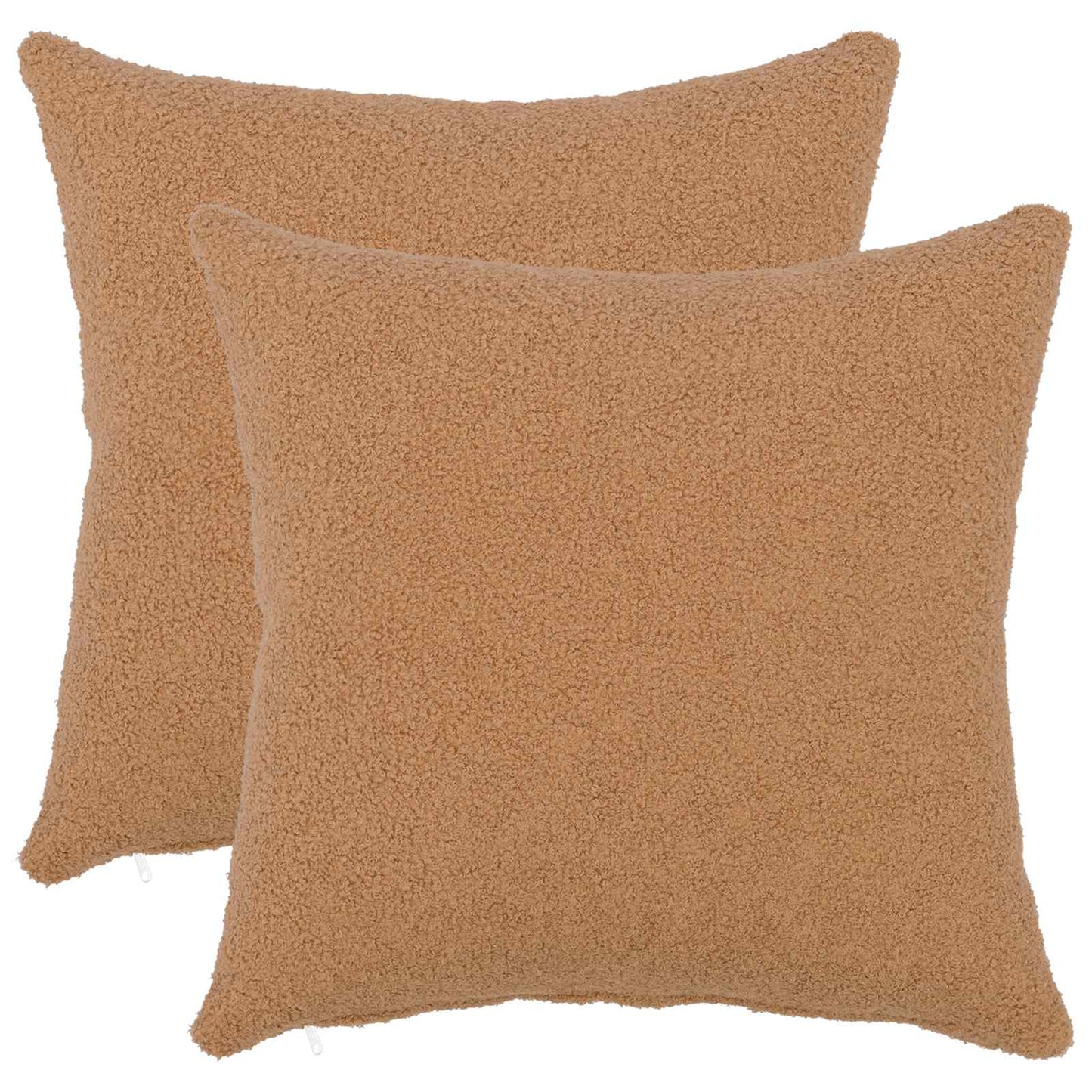 Pudebetræk 2 pcs HEERLEN Beige 45 x 45 cm Bouclé