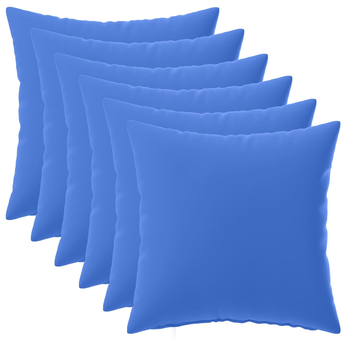 Pudebetræk 6 pcs HEERLEN Kongelig blå 45 x 45 cm Polyester
