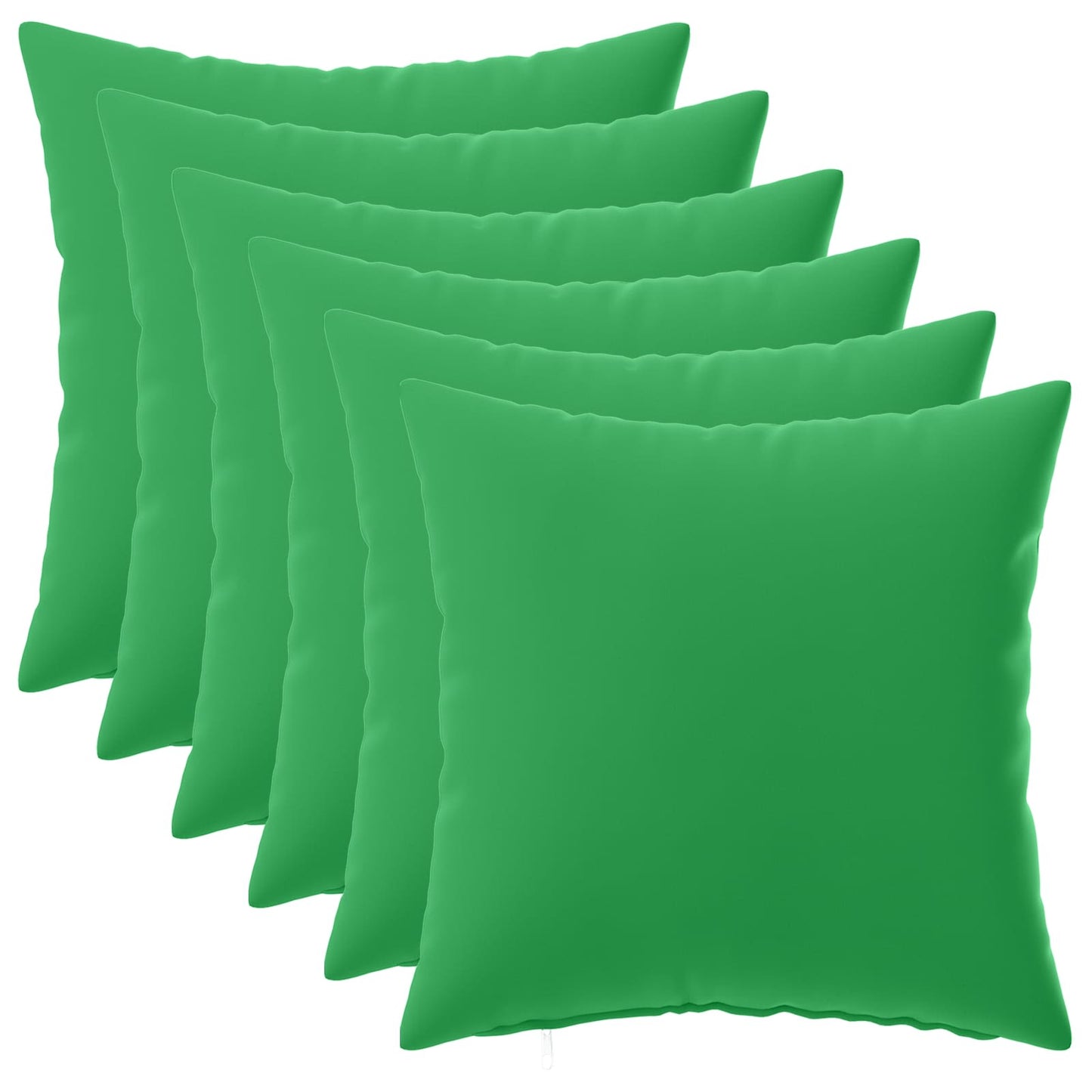 Pudebetræk 6 pcs HEERLEN Grøn 45 x 45 cm Polyester