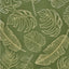 Pudebetræk 12 pcs HEERLEN Bladdesign 45 x 45 cm Polyester