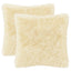 Pudebetræk 2 pcs HEERLEN Cremefarvet 45 x 45 cm PV Fleece