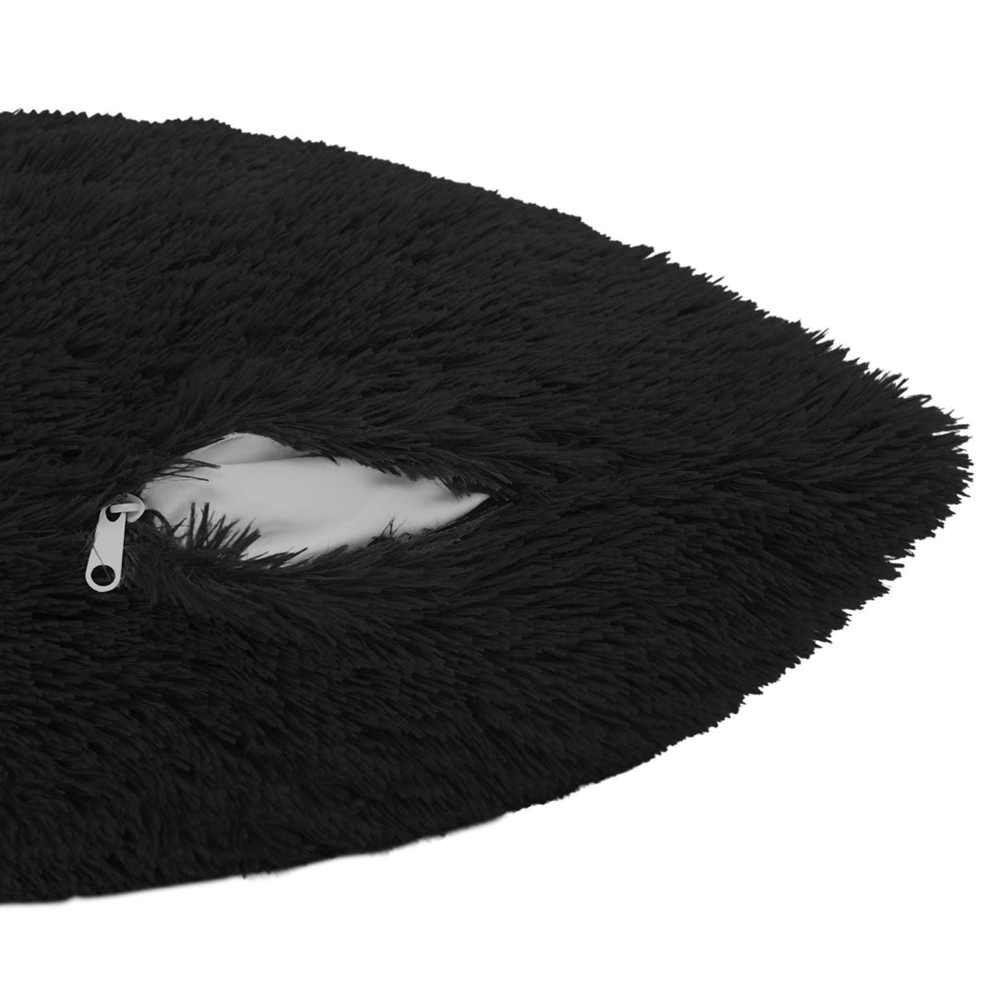 Pudebetræk 2 pcs HEERLEN Sort 45 x 45 cm PV Fleece