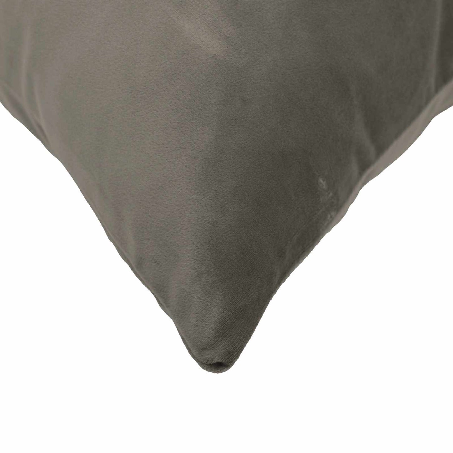 Pudebetræk 12 pcs HEERLEN Lysegrå 50 x 50 cm Fløjl