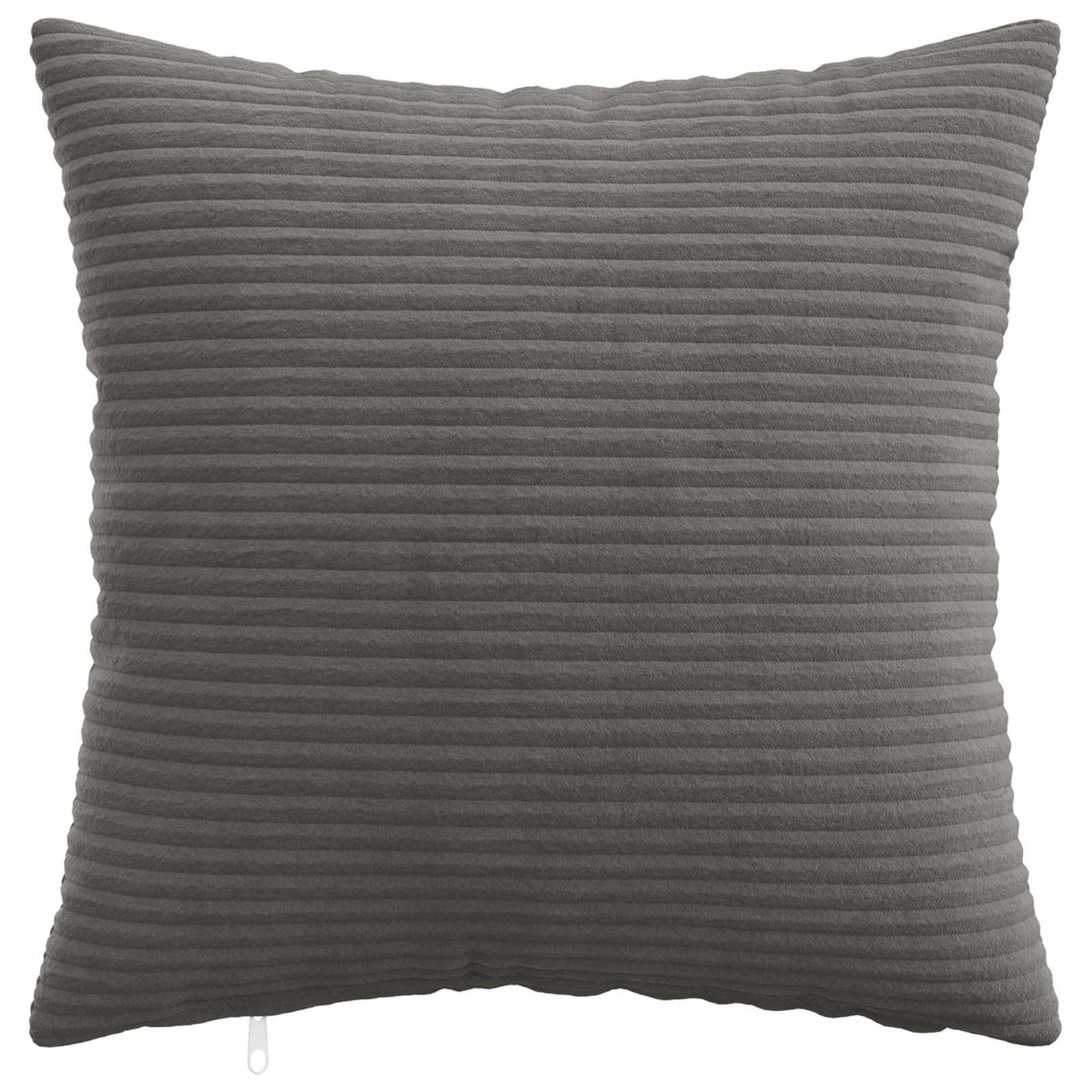 Pudebetræk 2 pcs HEERLEN Mørkegrå 50 x 50 cm cordfløjl