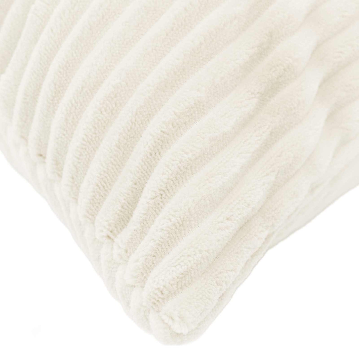 Pudebetræk 12 pcs HEERLEN Cremefarvet 50 x 50 cm cordfløjl