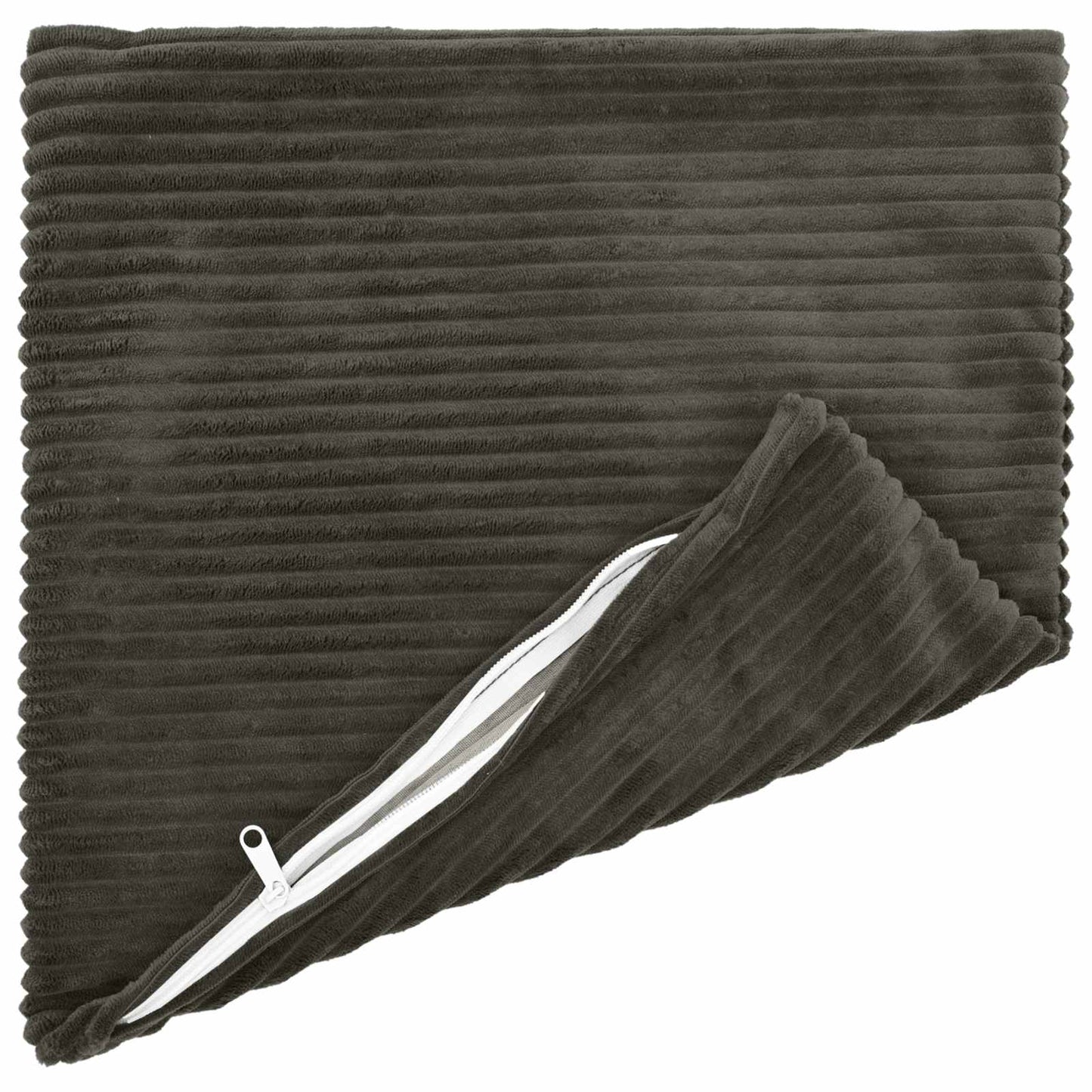 Pudebetræk 2 pcs HEERLEN Antracit 50 x 50 cm cordfløjl