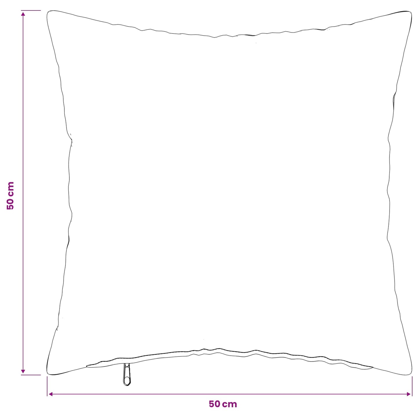 Pudebetræk 6 pcs HEERLEN Mørkegrå 50 x 50 cm Bouclé