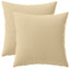 Pudebetræk 2 pcs HEERLEN Beige 50 x 50 cm Polyester