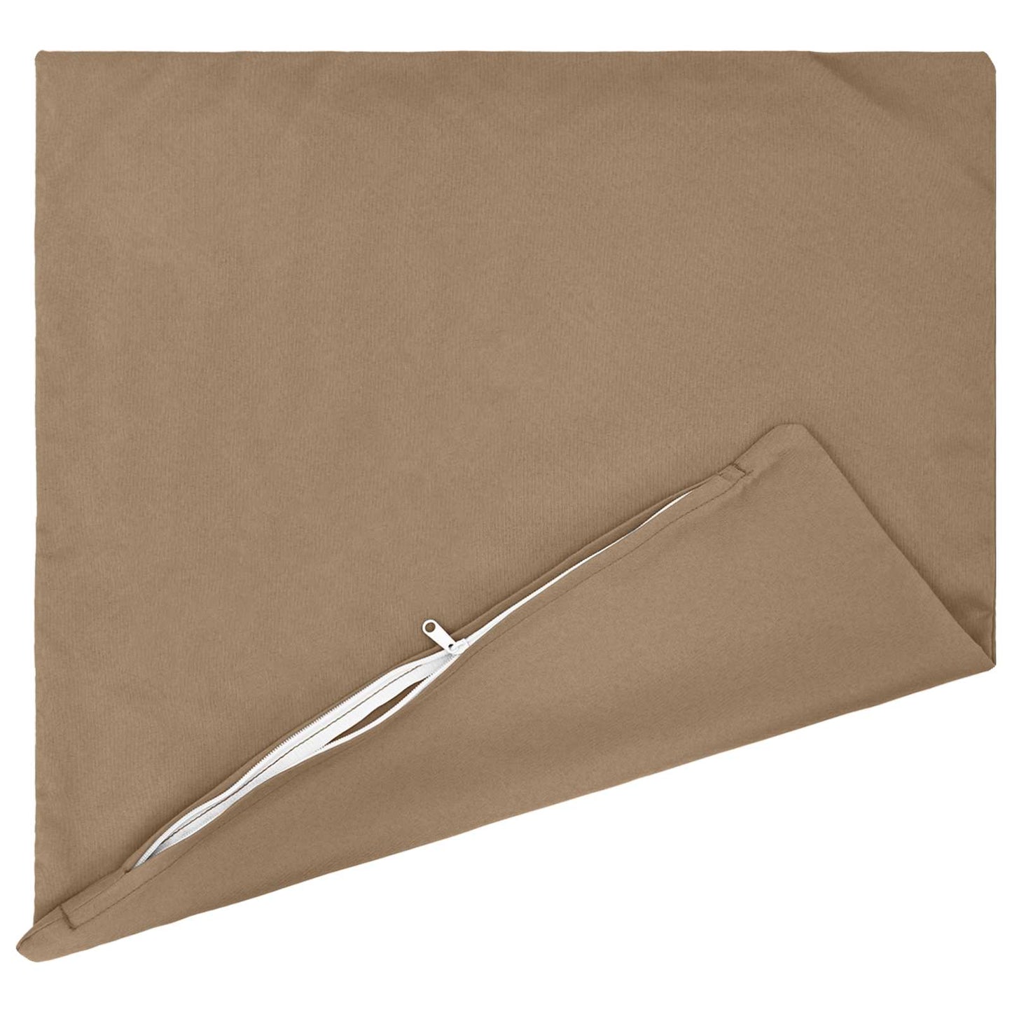 Pudebetræk 12 stk. HEERLEN Gråbrun 50 x 50 cm Polyester