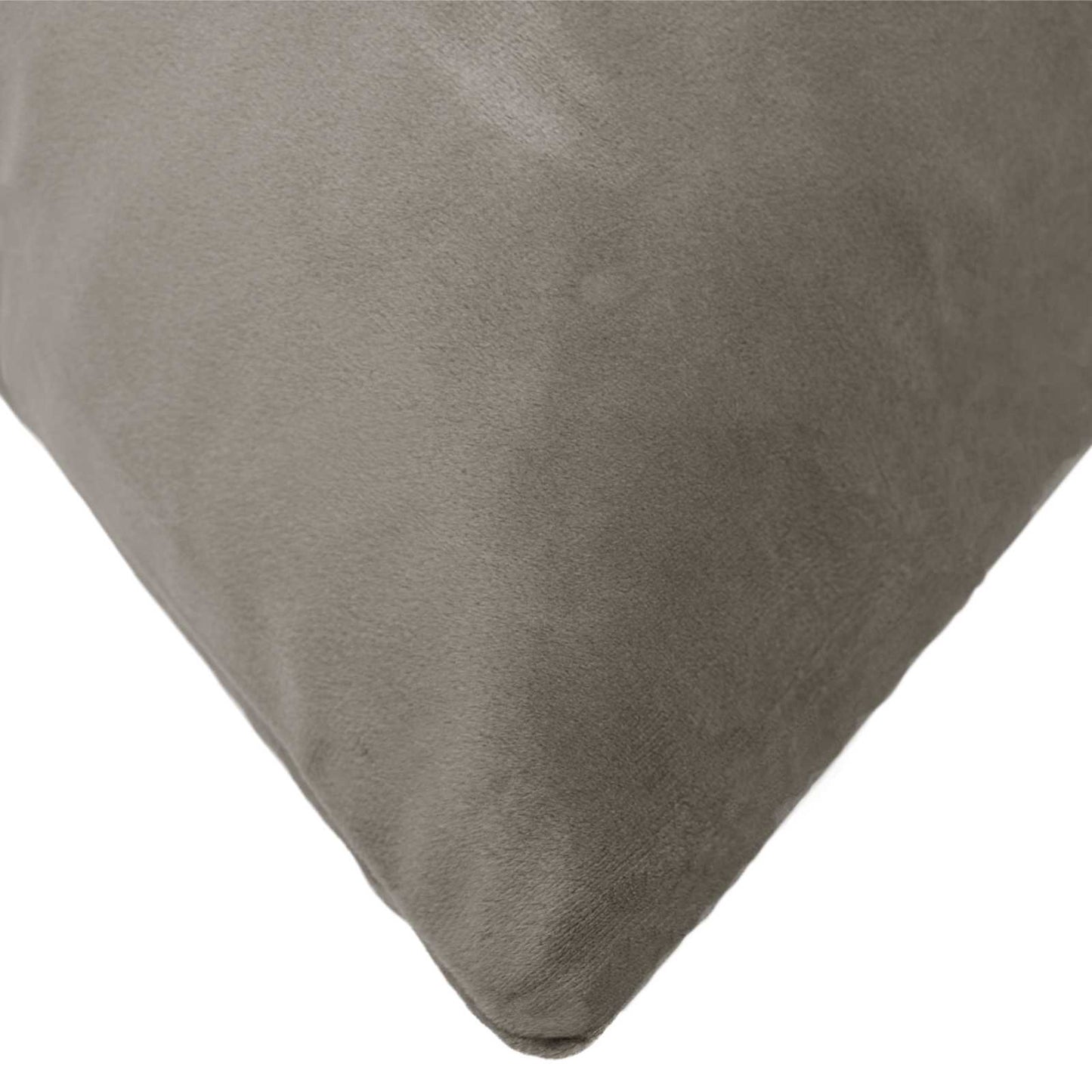 Pudebetræk 2 pcs HEERLEN Lysegrå 50 x 70 cm Fløjl