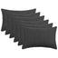 Pudebetræk 6 pcs HEERLEN Mørkegrå 50 x 70 cm Bouclé