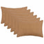 Pudebetræk 6 pcs HEERLEN Beige 50 x 70 cm Bouclé