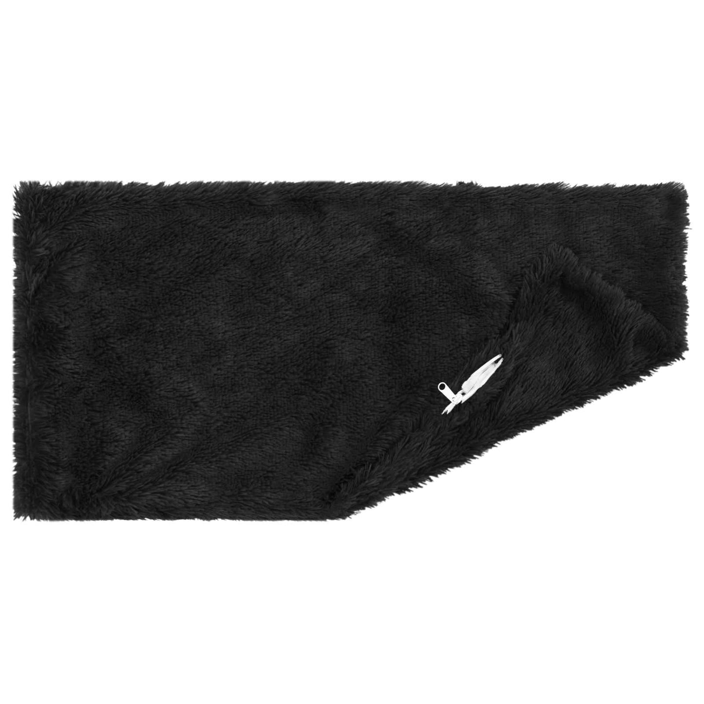 Pudebetræk 6 pcs HEERLEN Sort 50 x 70 cm PV Fleece