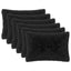 Pudebetræk 6 pcs HEERLEN Sort 50 x 70 cm PV Fleece