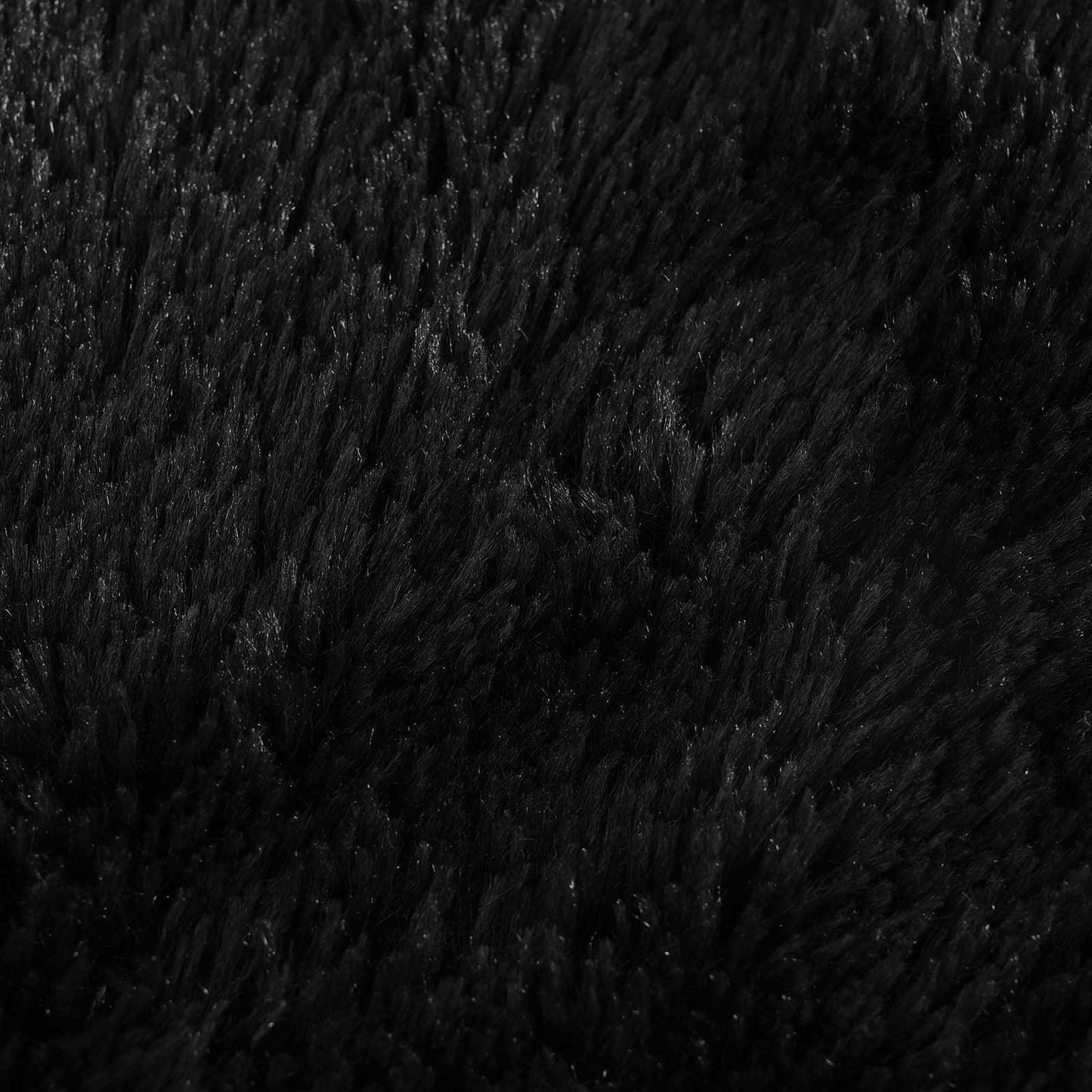 Pudebetræk 6 pcs HEERLEN Sort 50 x 70 cm PV Fleece