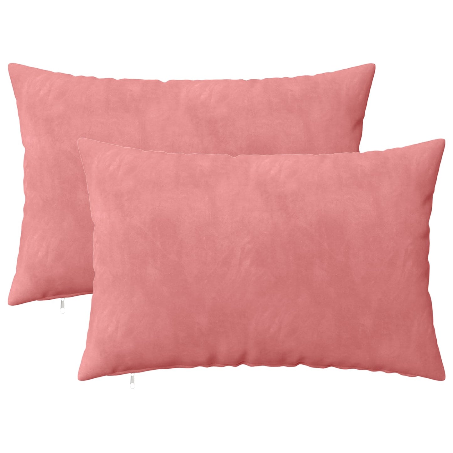 Pudebetræk 2 pcs HEERLEN Lyserød 50 x 75 cm Fløjl