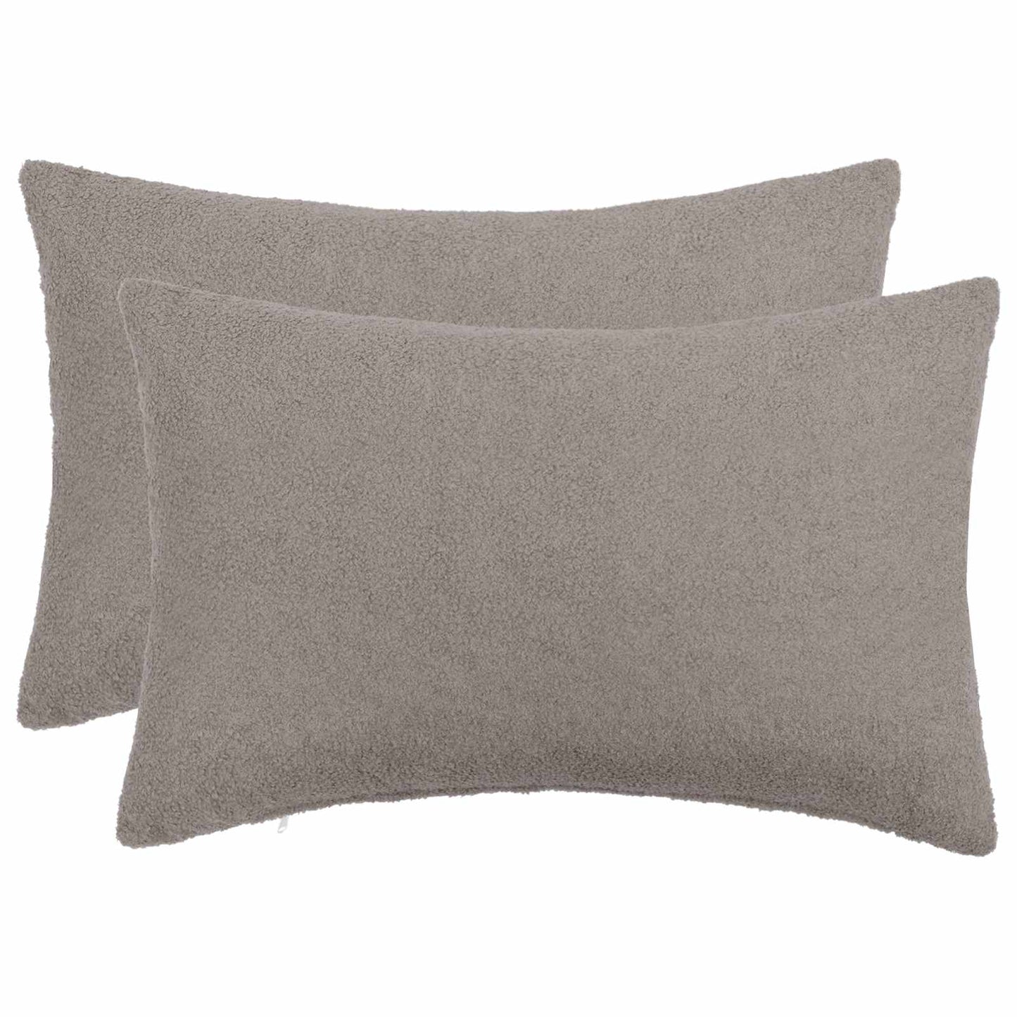 Pudebetræk 2 pcs HEERLEN Lysegrå 50 x 75 cm Bouclé