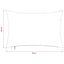 Pudebetræk 6 pcs HEERLEN Cremefarvet 50 x 75 cm Bouclé