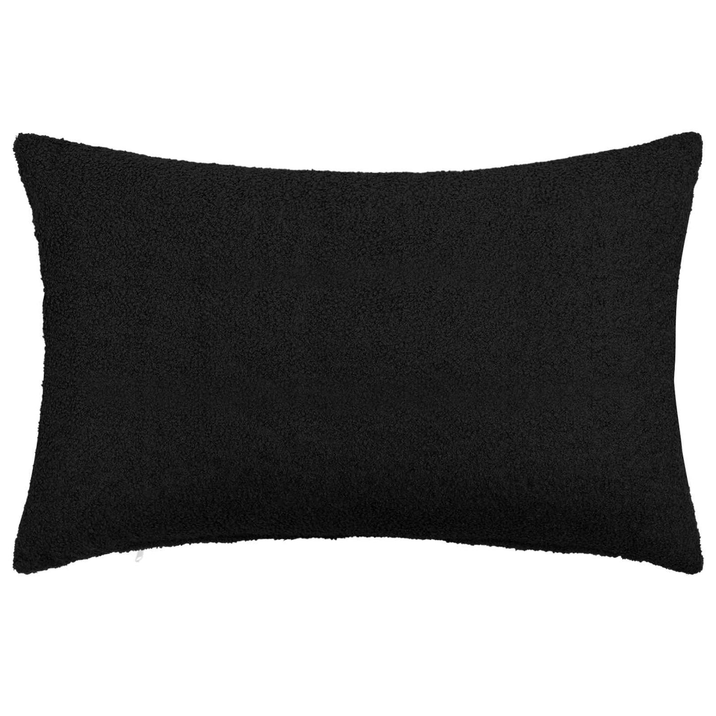 Pudebetræk 6 pcs HEERLEN Sort 50 x 75 cm Bouclé