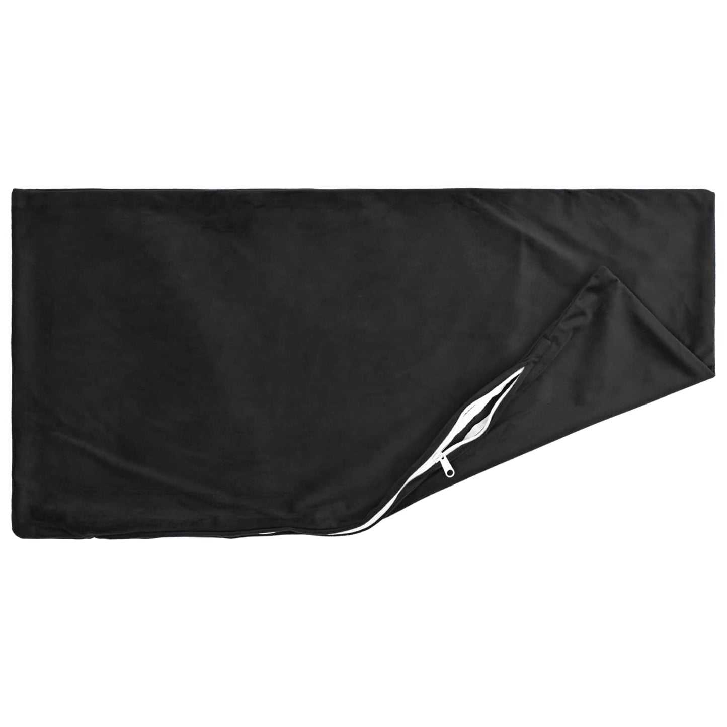Pudebetræk 2 pcs HEERLEN Sort 50 x 80 cm Fløjl