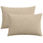 Pudebetræk 2 pcs HEERLEN Gråbrun 50 x 80 cm cordfløjl