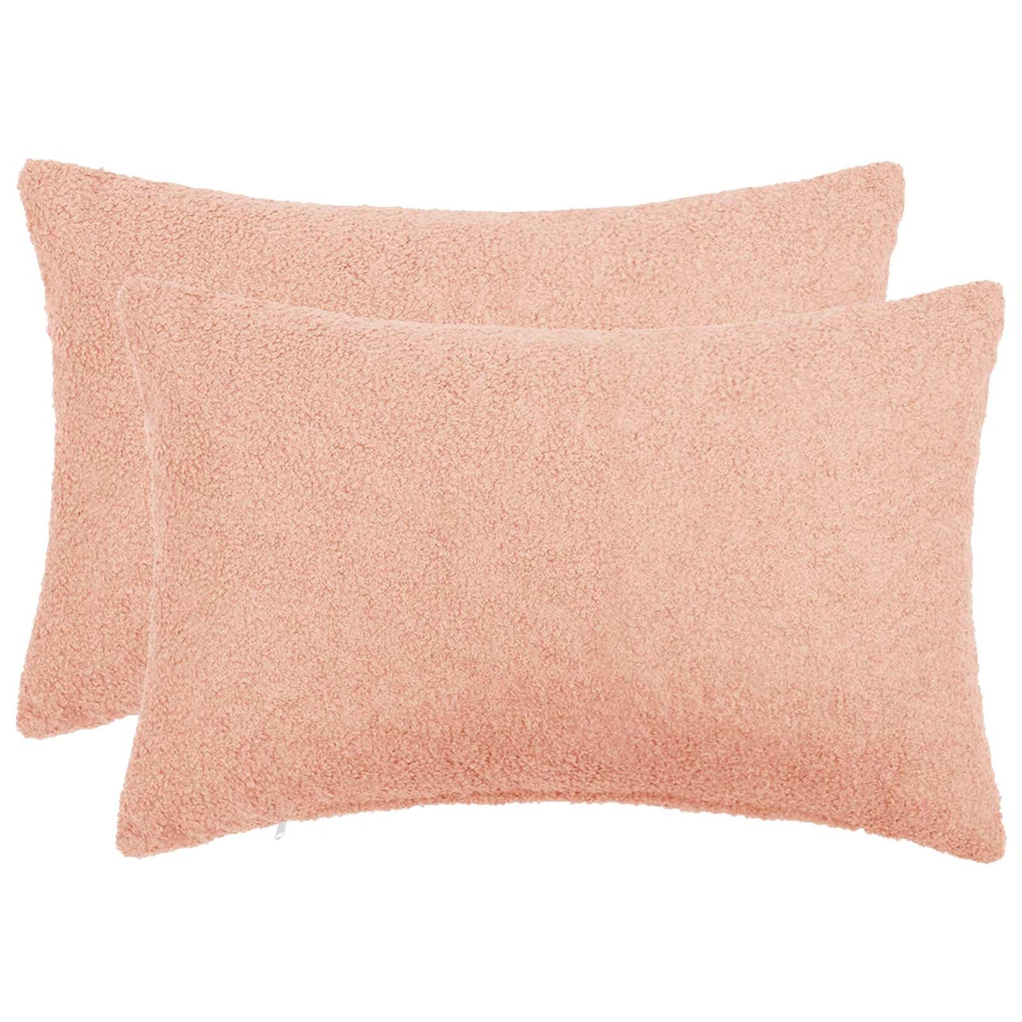 Pudebetræk 2 pcs HEERLEN Lyserød 50 x 80 cm Bouclé