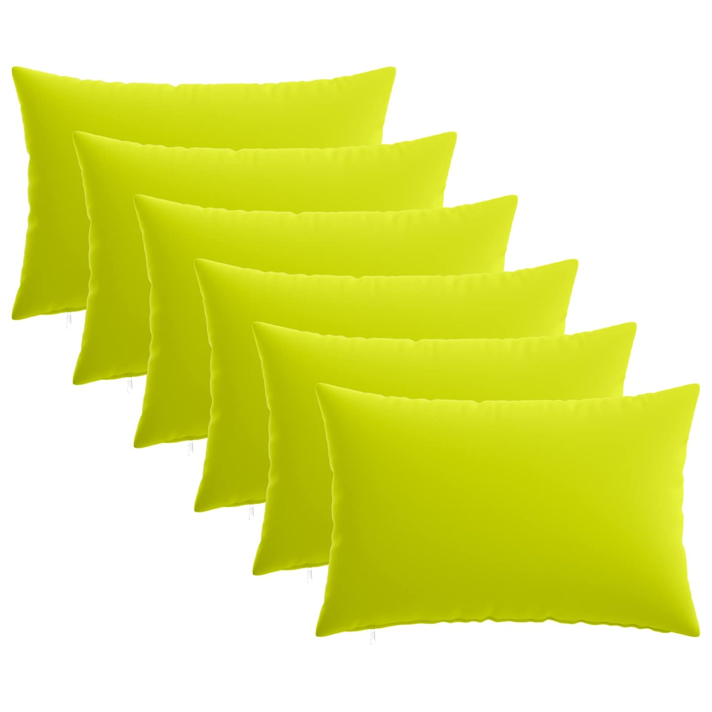 Pudebetræk 6 pcs HEERLEN Lys grøn 50 x 80 cm Polyester