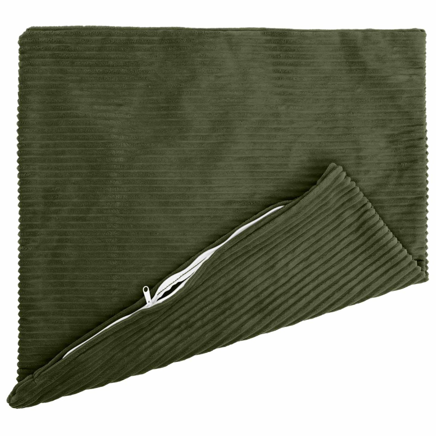 Pudebetræk 6 pcs HEERLEN Grøn 55 x 55 cm cordfløjl