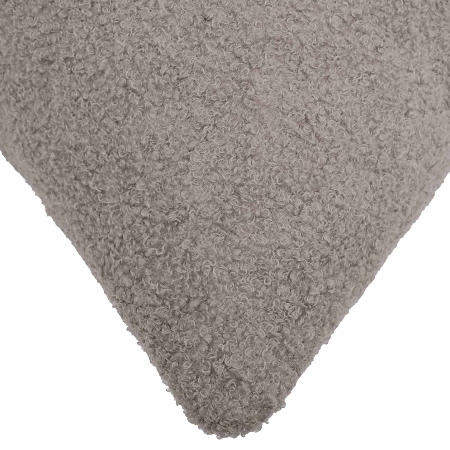 Pudebetræk 2 pcs HEERLEN Lysegrå 55 x 55 cm Bouclé