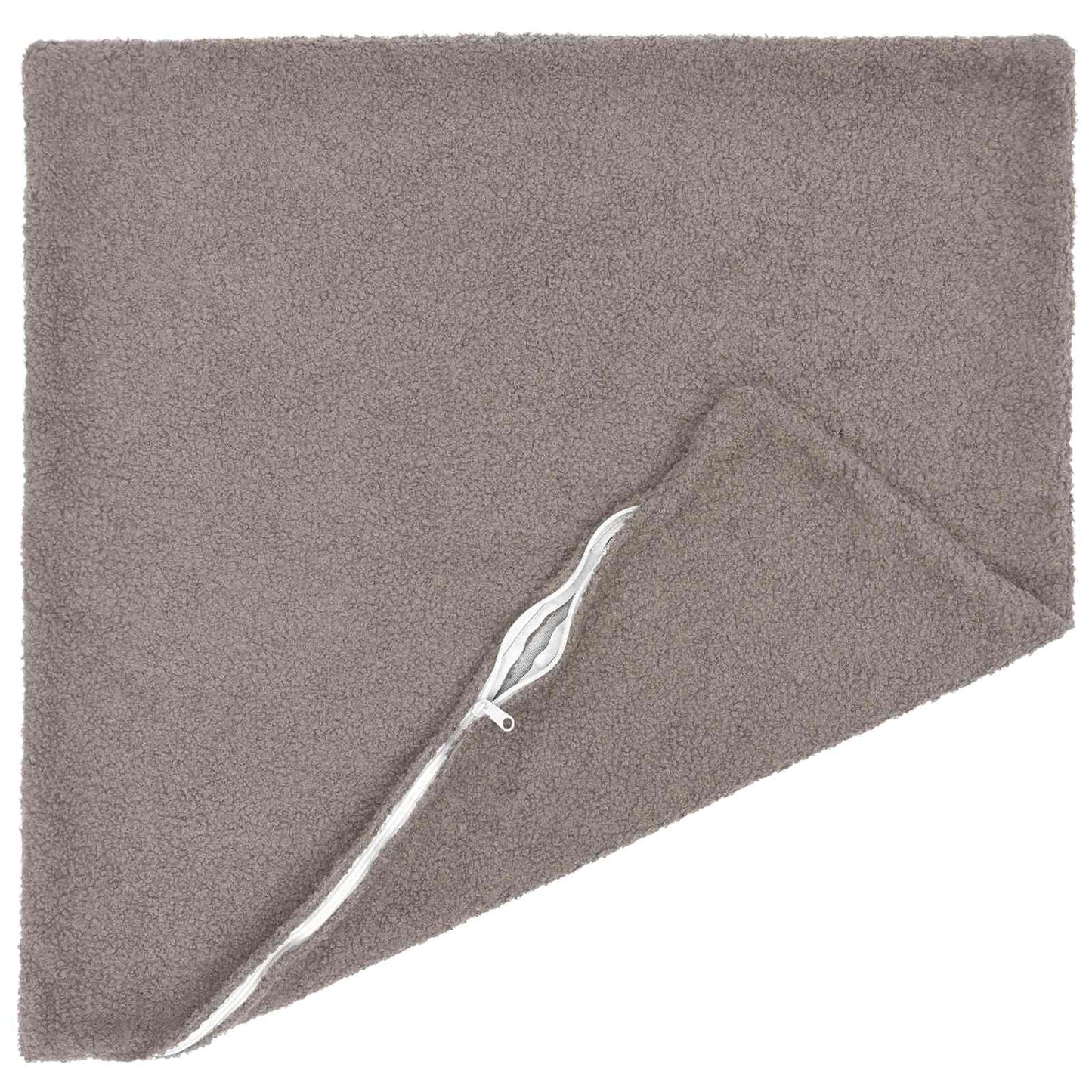 Pudebetræk 2 pcs HEERLEN Lysegrå 55 x 55 cm Bouclé
