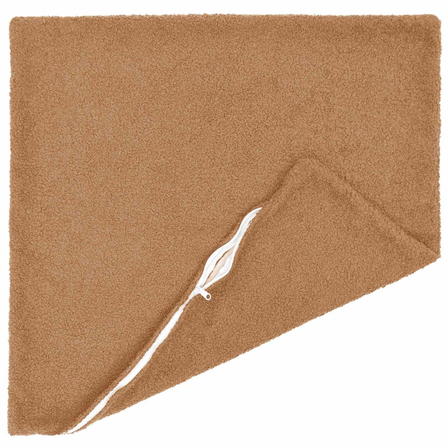 Pudebetræk 2 pcs HEERLEN Beige 55 x 55 cm Bouclé