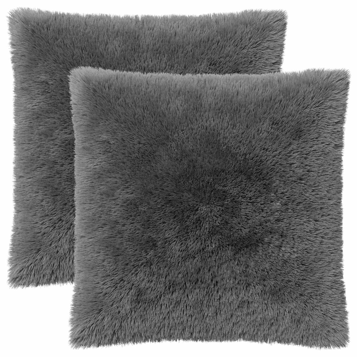 Pudebetræk 2 pcs HEERLEN Lysegrå 55 x 55 cm PV Fleece