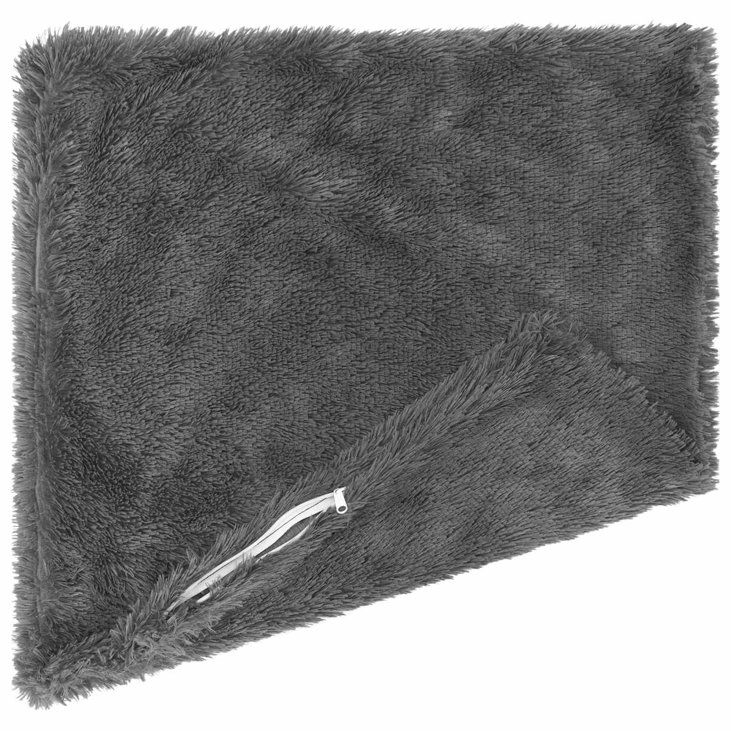 Pudebetræk 6 pcs HEERLEN Lysegrå 55 x 55 cm PV Fleece