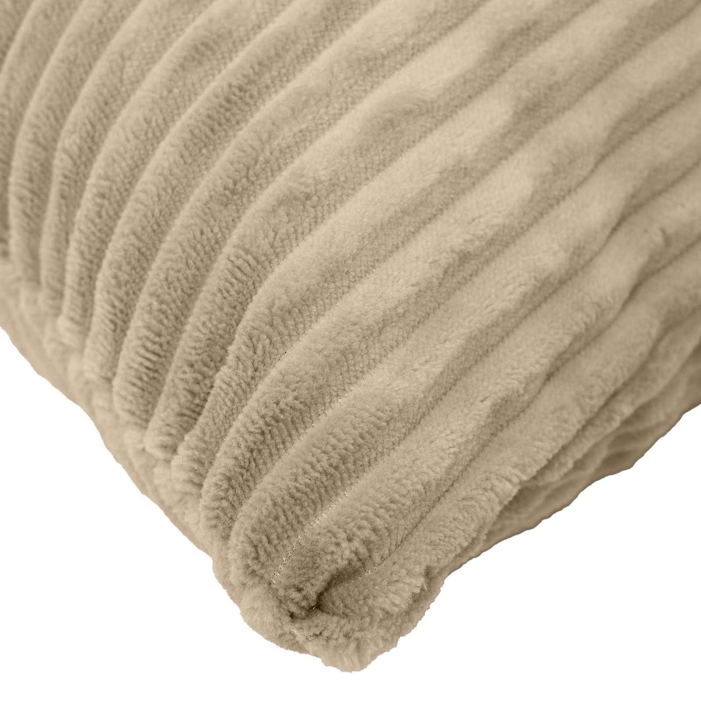 Pudebetræk 2 pcs HEERLEN Gråbrun 60 x 60 cm cordfløjl