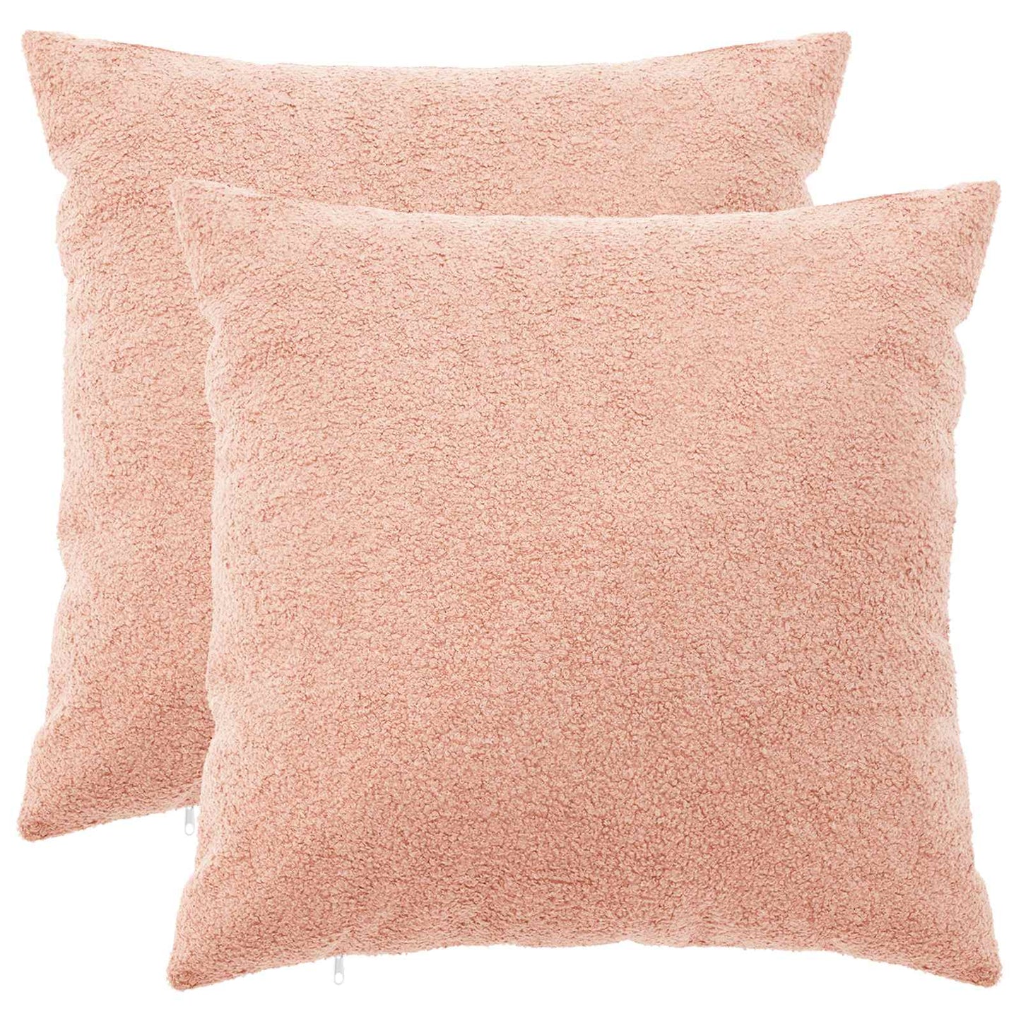 Pudebetræk 2 pcs HEERLEN Lyserød 60 x 60 cm Bouclé