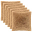 Pudebetræk 6 pcs HEERLEN Gråbrun 60 x 60 cm PV Fleece