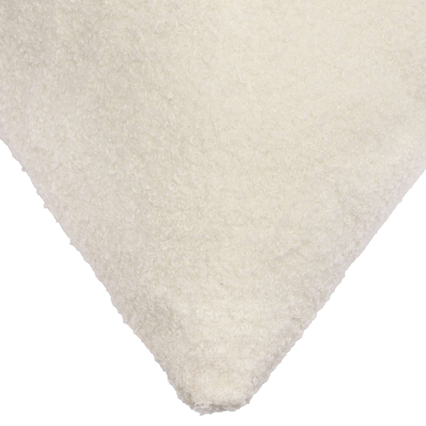 Pudebetræk 2 stk. HEERLEN Cremefarvet 65 x 65 cm Bouclé
