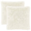 Pudebetræk 2 pcs HEERLEN Hvid 65 x 65 cm PV Fleece