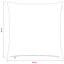 Pudebetræk 2 pcs HEERLEN Hvid 65 x 65 cm PV Fleece