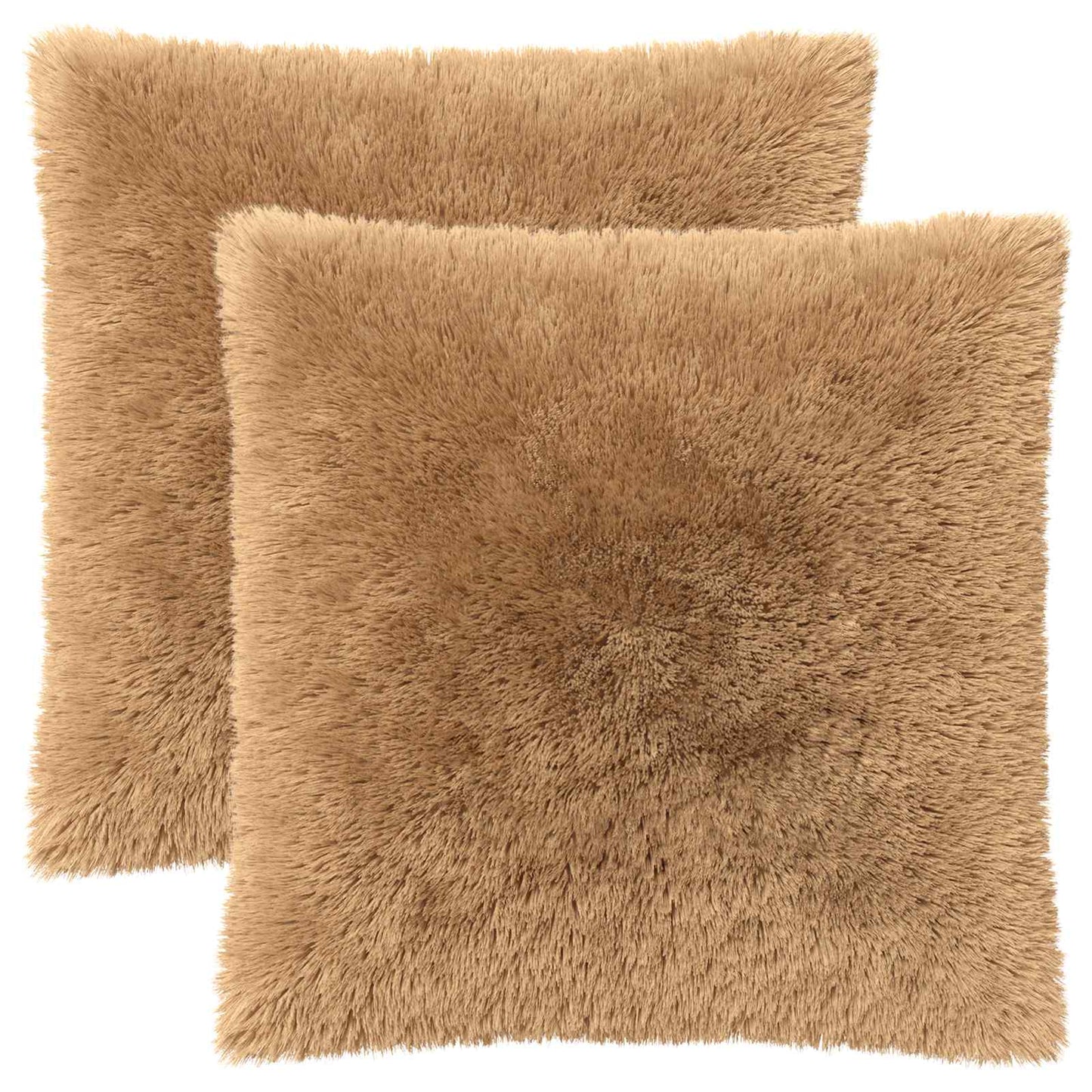 Pudebetræk 2 pcs HEERLEN Gråbrun 65 x 65 cm PV Fleece