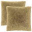 Pudebetræk 2 pcs HEERLEN Lys grøn 65 x 65 cm PV Fleece