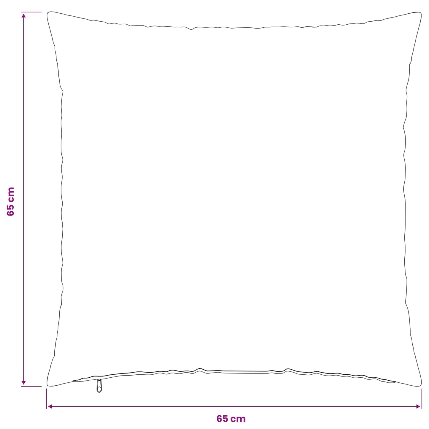 Pudebetræk 2 pcs HEERLEN Lys grøn 65 x 65 cm PV Fleece