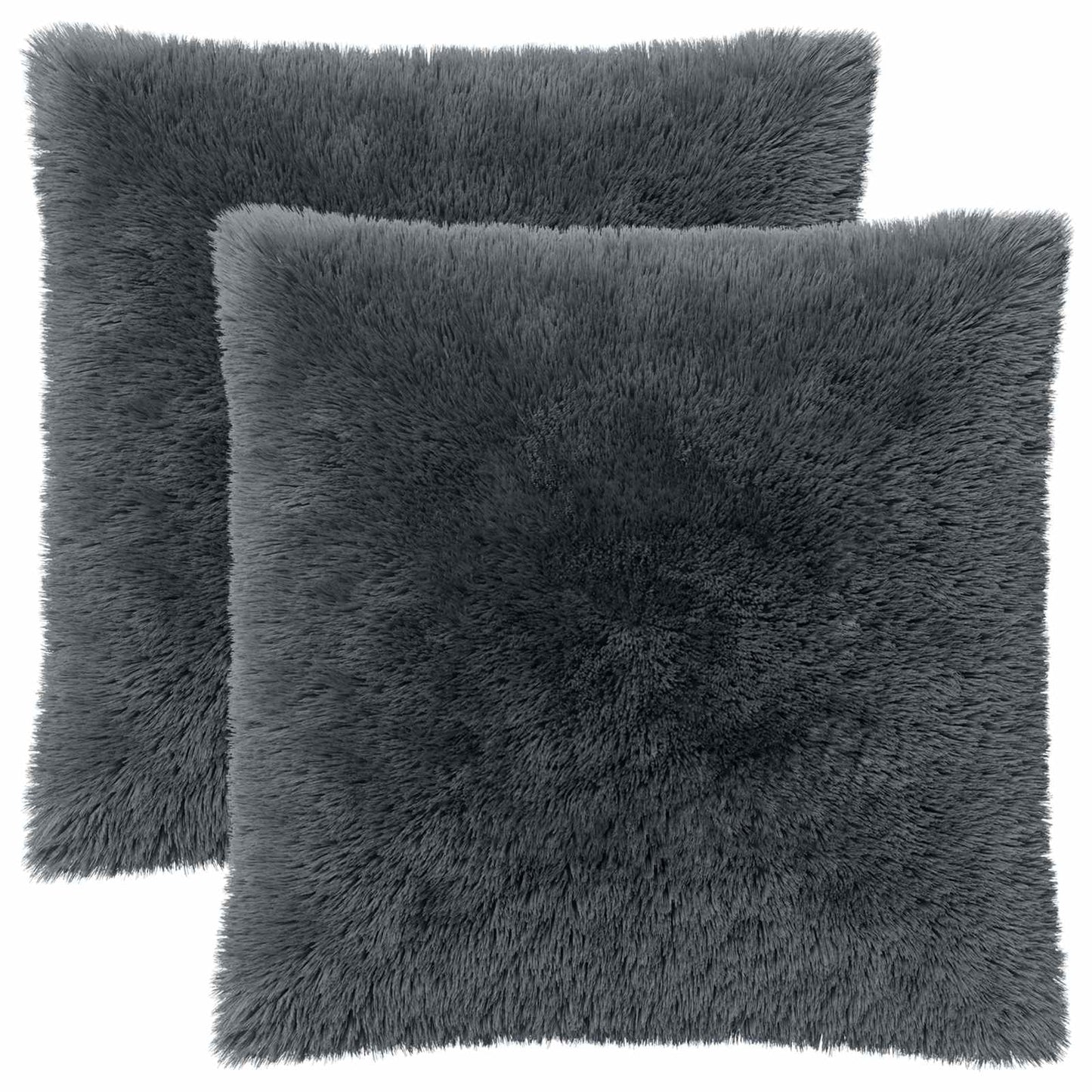 Pudebetræk 2 pcs HEERLEN Antracit 65 x 65 cm PV Fleece