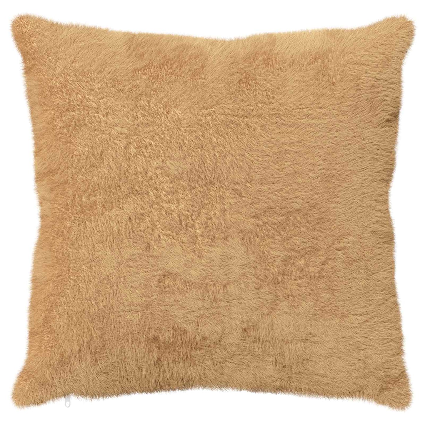 Pudebetræk 6 stk. HEERLEN Gråbrun 65 x 65 cm Faux Kanin Pels