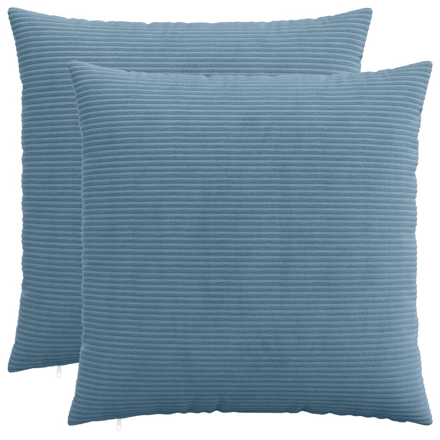 Pudebetræk 2 pcs HEERLEN Blå 80 x 80 cm cordfløjl