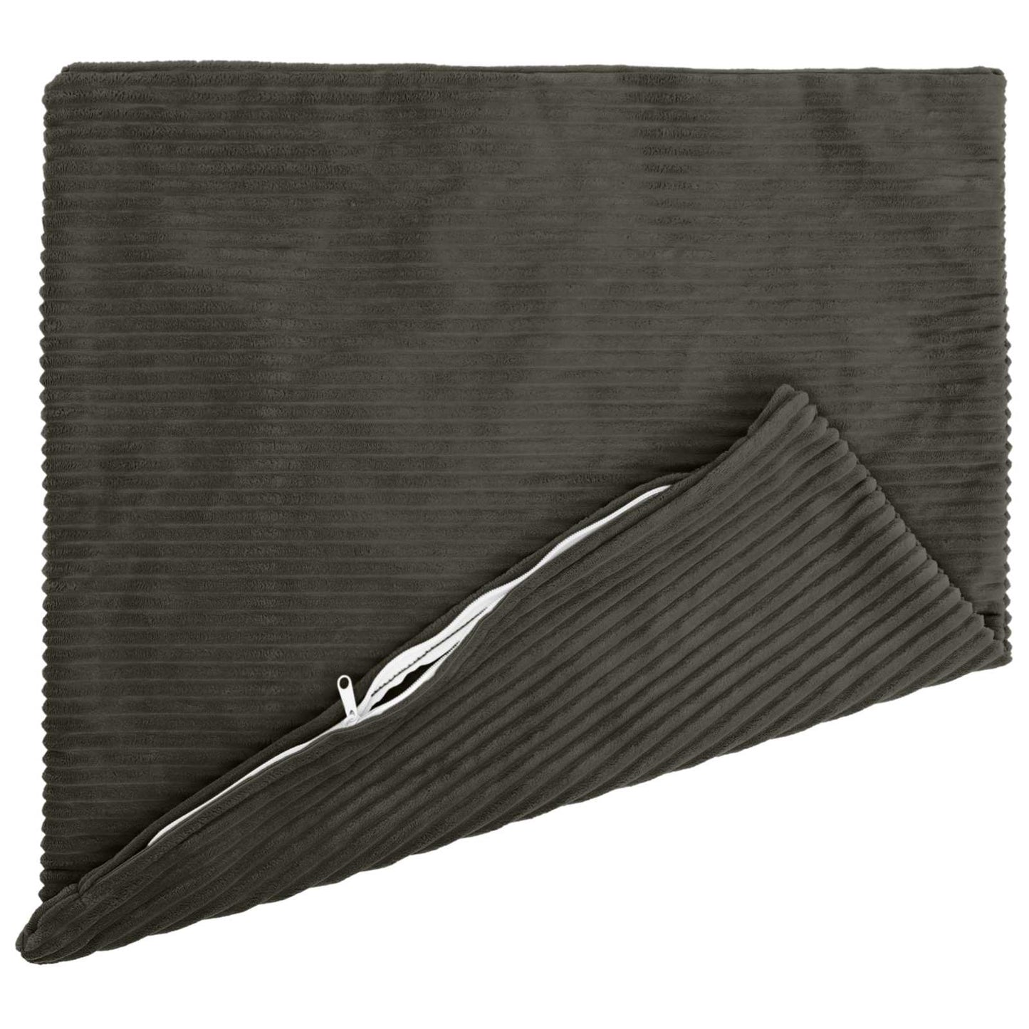 Pudebetræk 2 pcs HEERLEN Antracit 80 x 80 cm cordfløjl