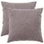 Pudebetræk 2 pcs HEERLEN Lysegrå 80 x 80 cm Bouclé