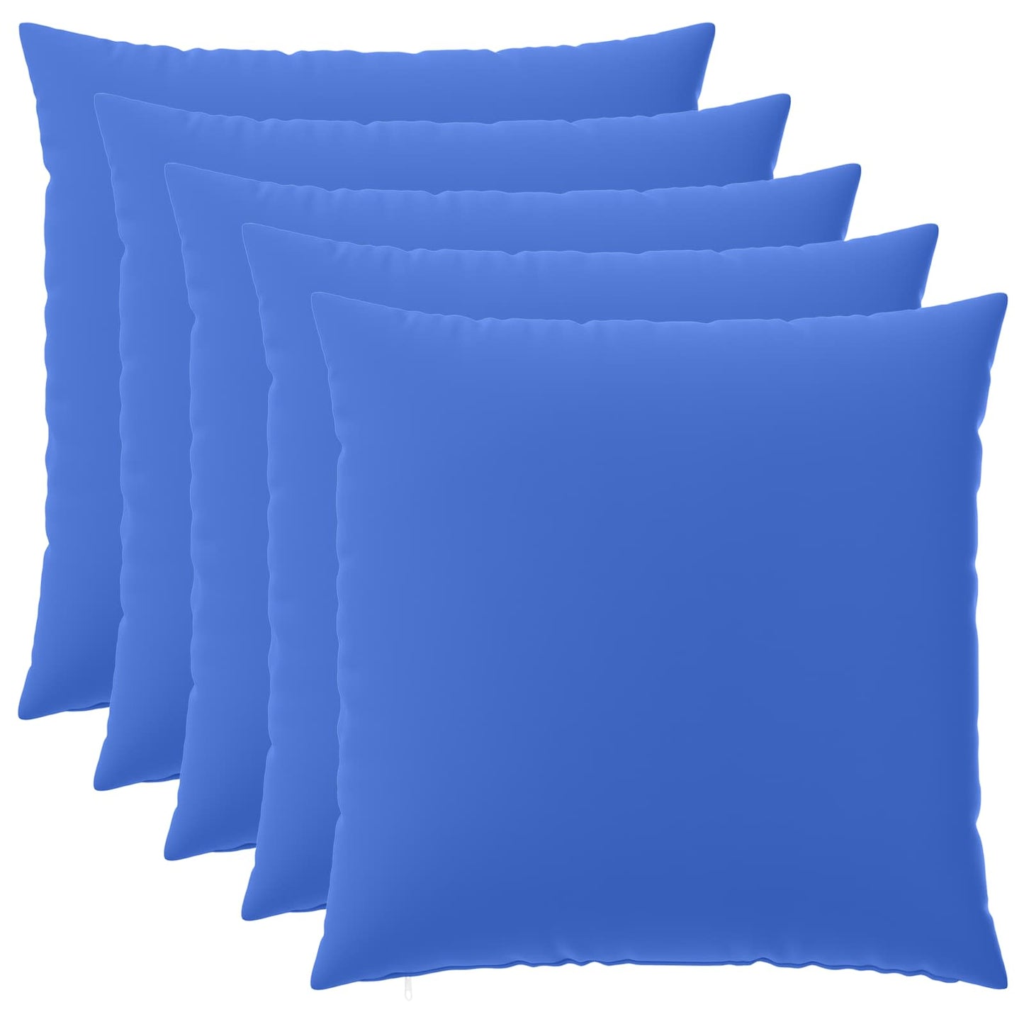 Pudebetræk 6 pcs HEERLEN Kongelig blå 80 x 80 cm Polyester