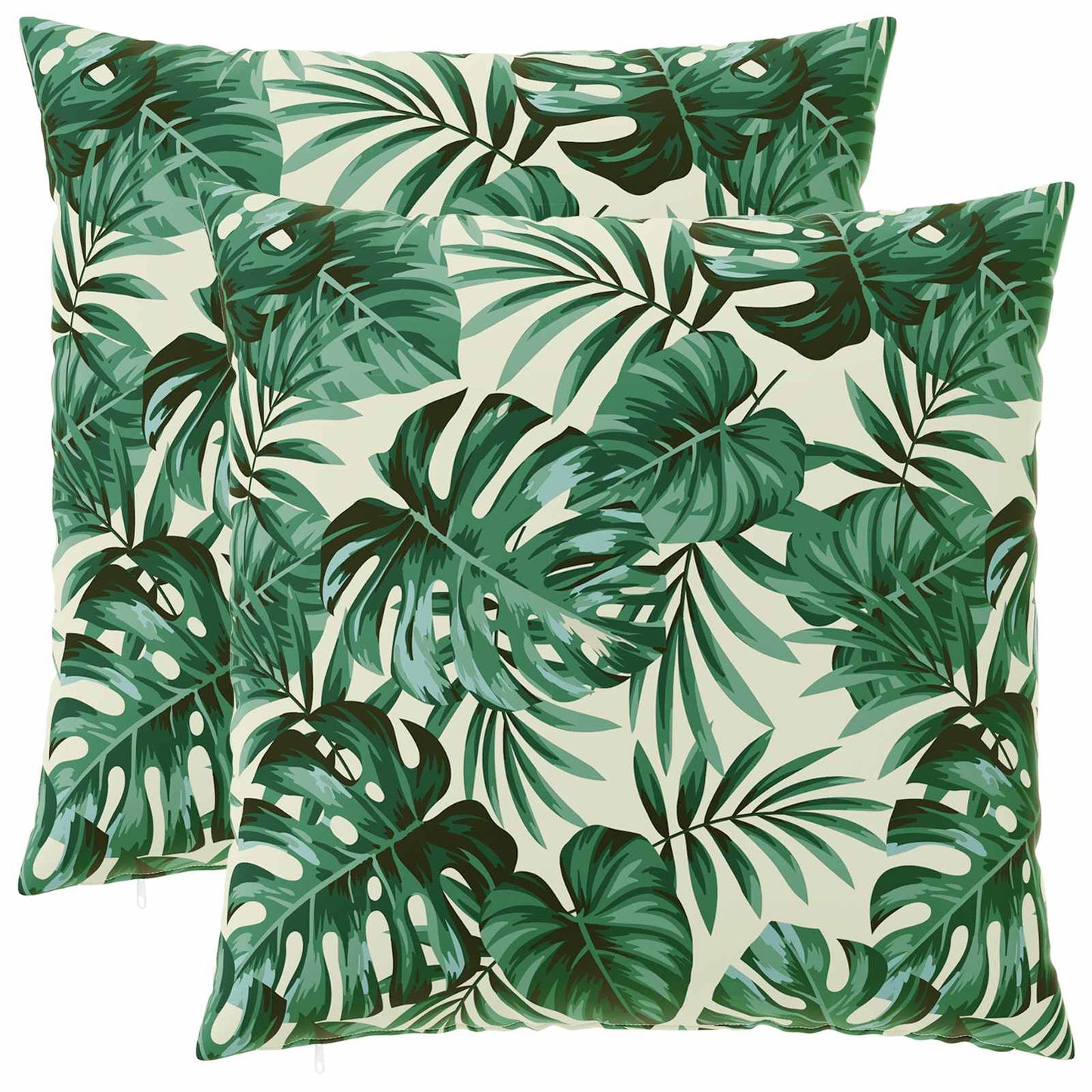 Pudebetræk 2 pcs HEERLEN Bladmønster 80 x 80 cm Polyester